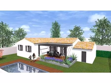 terrain avec maison neuve à vendre