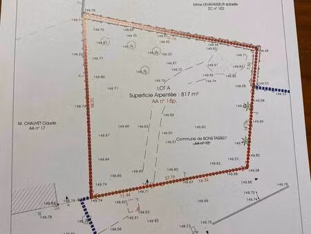 terrain constructible à vendre