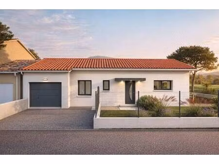 terrain avec maison neuve à vendre