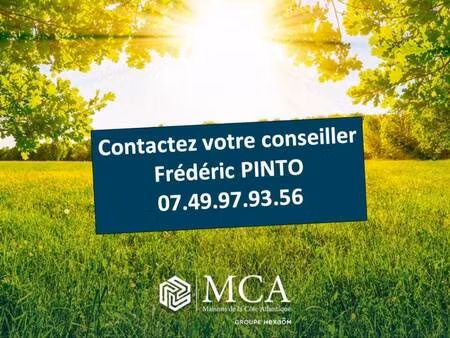 terrain constructible viabilisé à vendre