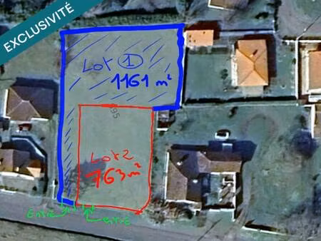terrain constructible viabilisé à vendre