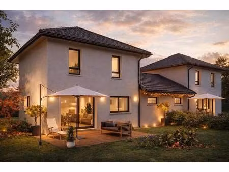 terrain avec maison neuve à vendre