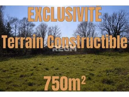 terrain constructible à vendre
