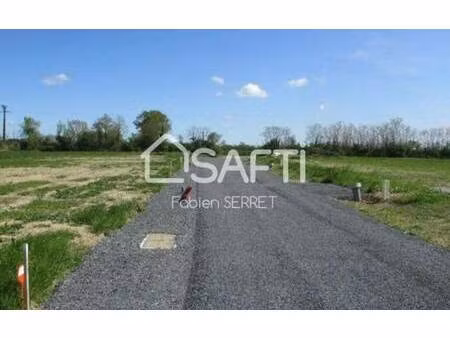 terrain constructible viabilisé à vendre