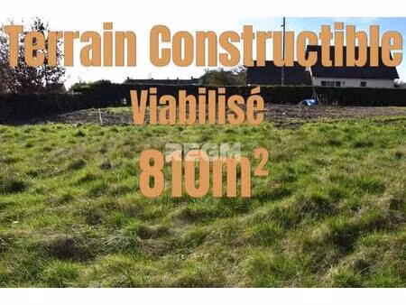 terrain constructible viabilisé à vendre