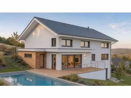 terrain avec maison neuve à vendre