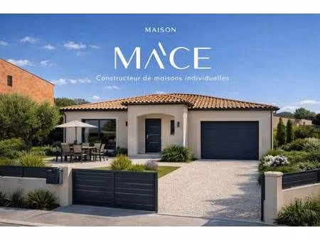 terrain avec maison neuve à vendre