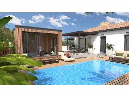 terrain avec maison neuve à vendre