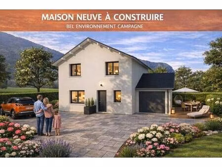 terrain avec maison neuve à vendre