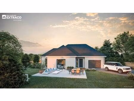 terrain avec maison neuve à vendre