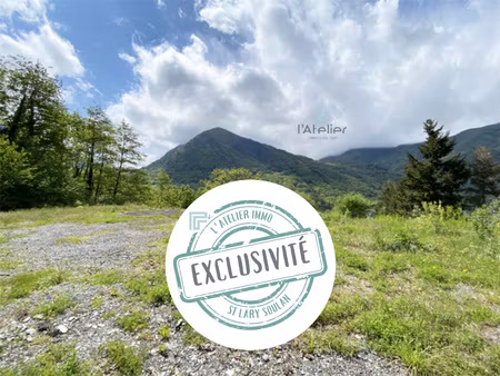 « le belvédère » terrain à bâtir surplombant saint-lary