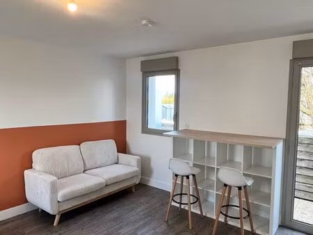 studio meublé 28m² 1 pièce  à truyes 37320 520 charges comprises