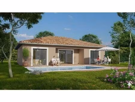 terrain avec maison neuve à vendre