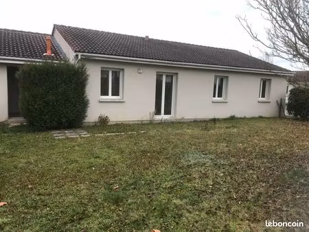 maison plain pied t5 avec jardin