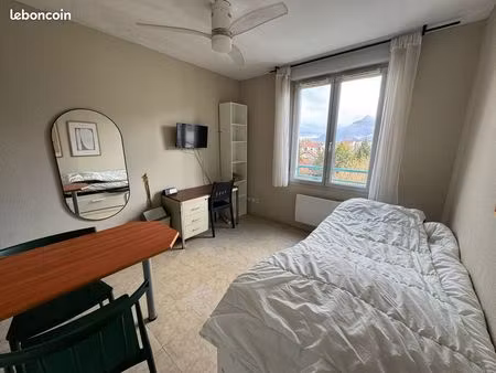 studio meublé avec vue vercors – 19 m² – résidence calme – proche grenoble