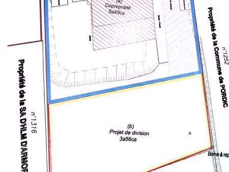 vente terrain à pordic (22590) : à vendre / 356m² pordic