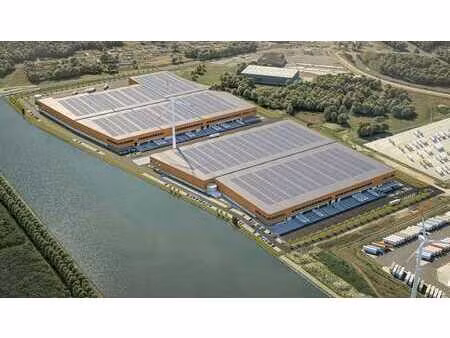 bâtiment logistique de 44.196 m² et mezzanine de 10.755 ...