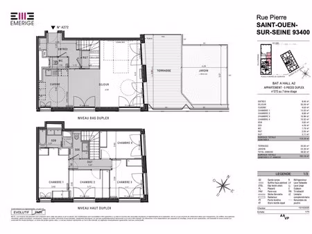 appartement de luxe à vendre dans le quartier dock saint ouen