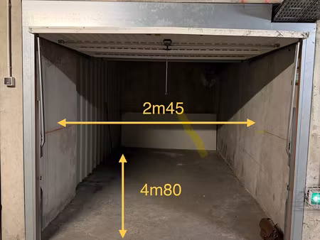 nice-ouest / carras - garage fermé en sous-sol
