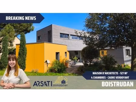 maison d'architecte en ossature bois – 127 m² – environne