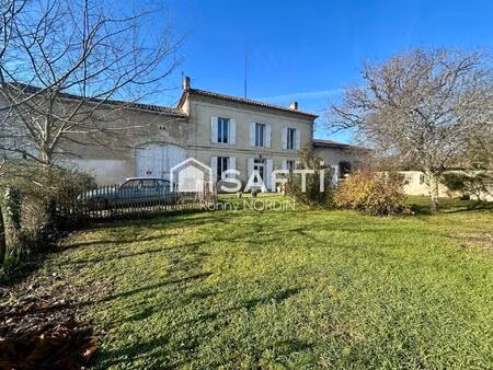 maison en pierre type girondine de 143 m2 - 4 chambres