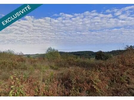 terrain constructible de 6550m² avec vue
