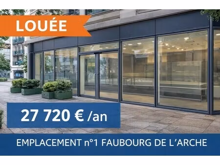 vente commerce courbevoie 92400 54m²