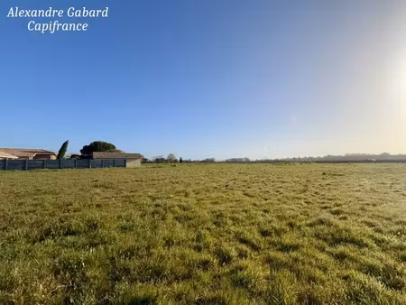 terrain constructible aux portes de langon - environnement privilégié