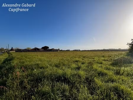terrain constructible aux portes de langon - environnement privilégié