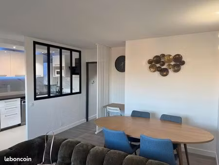 t2 meublé 49m2 refait à neuf