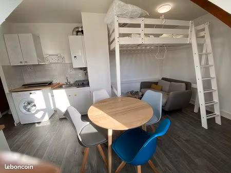 appartement t1 meublé ( vendu vide de locataire en novembre)