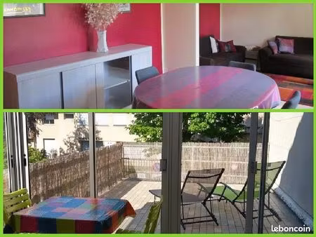 meublé 100m2  balcon  terrasse