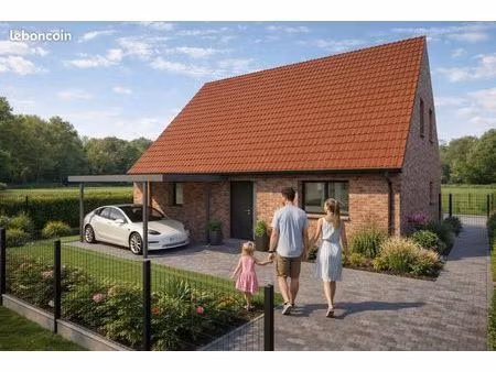 maison neuve à construire à hem – 125 m² habitables sur 543 m²