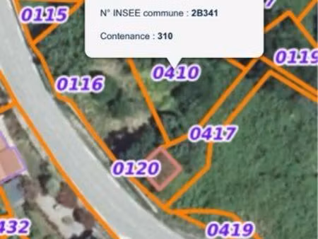 terrain venaco 310 m2