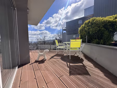 t3 meublé balcon & garage - ceyrat