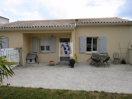 angouleme maison plain pied f5 avec sous sol et jardin