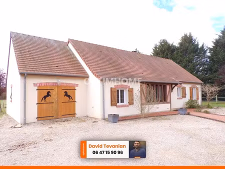 maison de plain-pied avec garage d'une surface de 117 m²  2 chambres et une buanderie  exc
