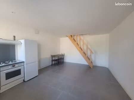 appartement meuble 2 pièces à louer - 1 chambre - 41m2 – saint-medard - 17220