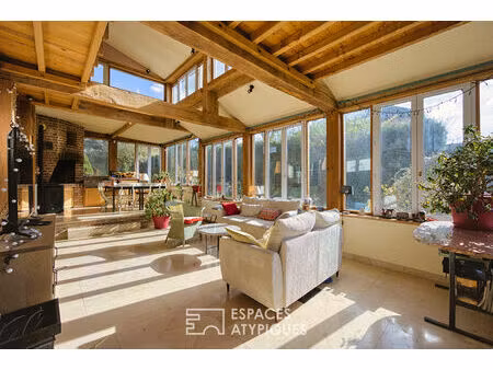 longère de caractère entre authenticité  volumes et lumière proche hornoy-le-bourg