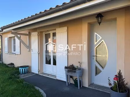 plain-pied bien agencé - secteur calme