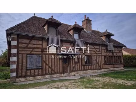 maison champenoise – 185 m² – terrain 2 789 m² – grange-l’évêque (10 min de troyes)
