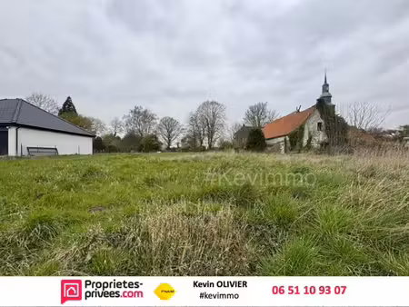en vente terrain constructible 10 61 ares – 45 000 € |ambrines