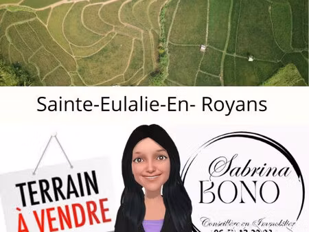 en vente terrain non constructible – 85 500 € |sainte-eulalie-en-royans