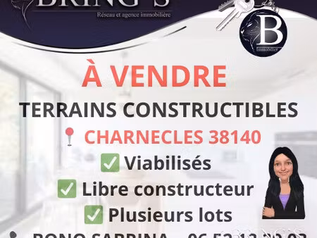 en vente terrain non constructible – 92 500 € |charnècles