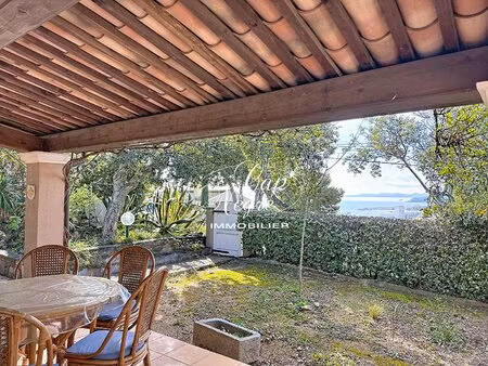maison vue mer à vendre sur les hauteurs du lavandou