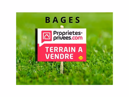 vente terrain 385 m² bages (11100)