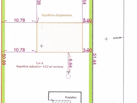 terrain - 1341 m²