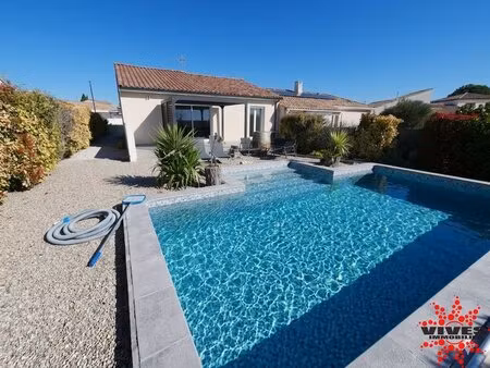 villa t3 de plain-pied (2017) piscine & vue dégagée capestang