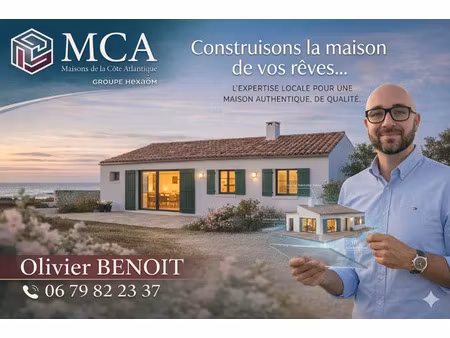 vente terrain 370 m² breuillet (17920)