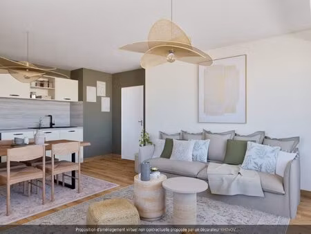 achat appartement 3 pièces 62m² strasbourg 67100